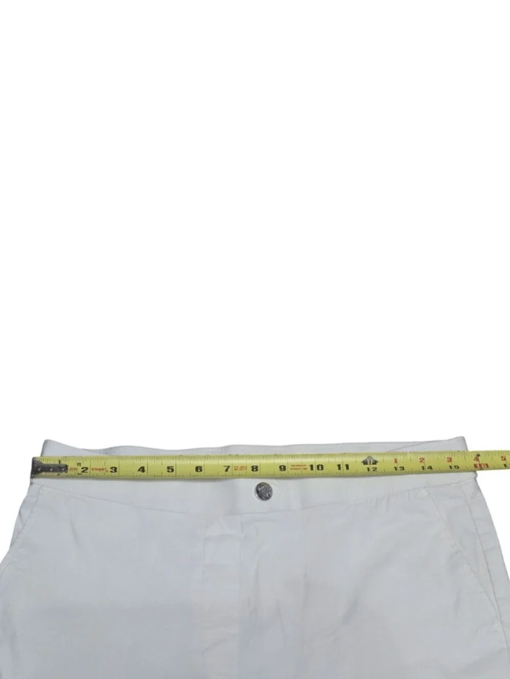 Rafaella White Bermuda Shorts Soft Wide Band Stretch Comfort Outdoors Cozy - Picture 3 of 9